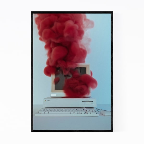 Noir Gallery Computer Technology Humor Framed Art Print