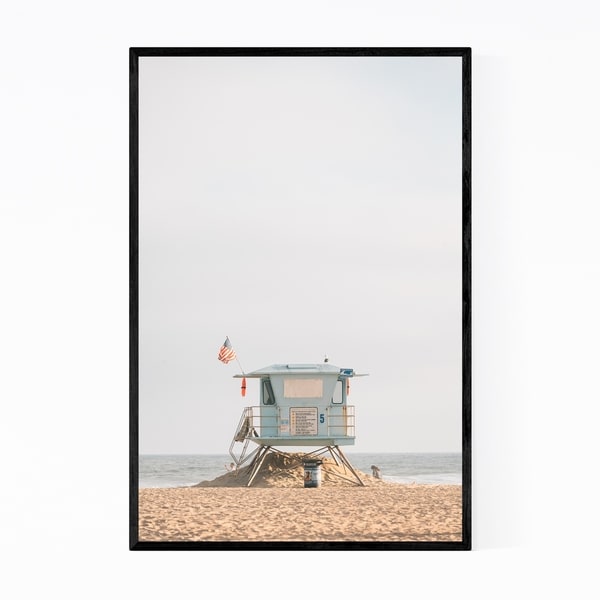 Noir Gallery Huntington Beach California Coast Framed Art Print