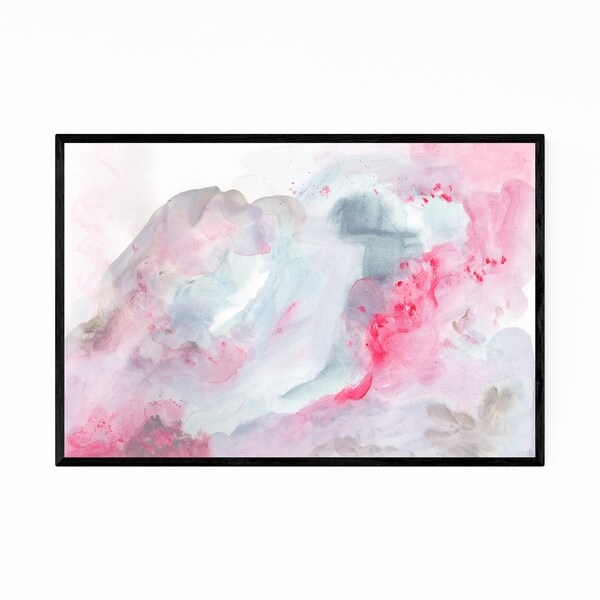 Noir Gallery Abstract Pigment Painting Framed Art Print