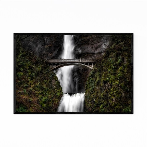 Noir Gallery Multnomah Falls Framed Art Print