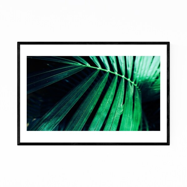 Noir Gallery Floral Botanical Abstract Framed Art Print