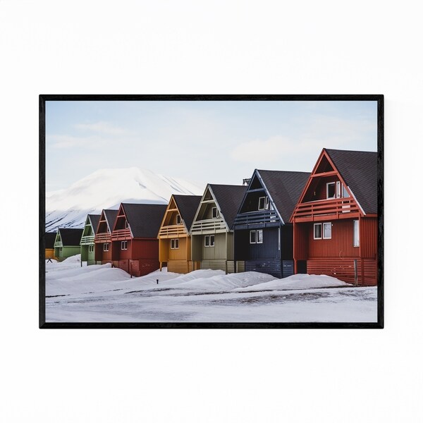 Noir Gallery Svalbard Norway Nature Photography Framed Art Print