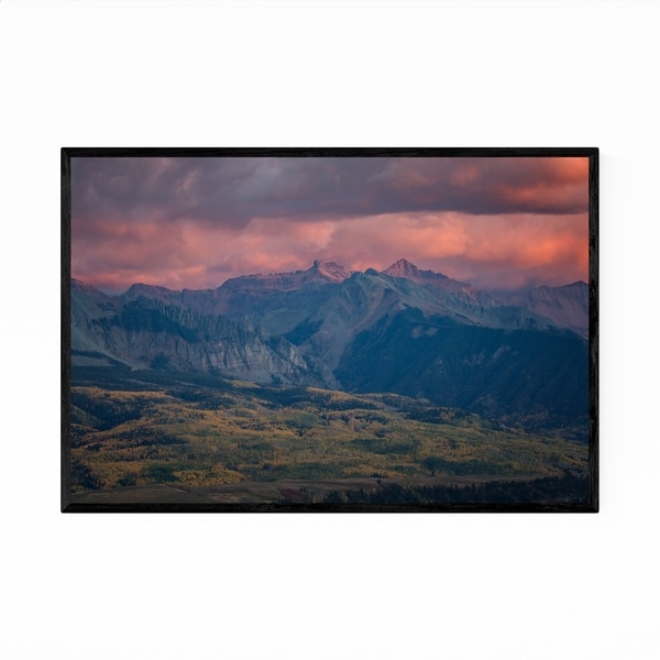 Noir Gallery Colorado Rocky Mountains Landscape Framed Art Print