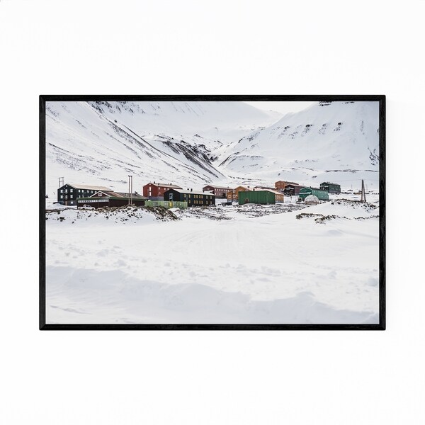 Noir Gallery Svalbard Norway Nature Photography Framed Art Print
