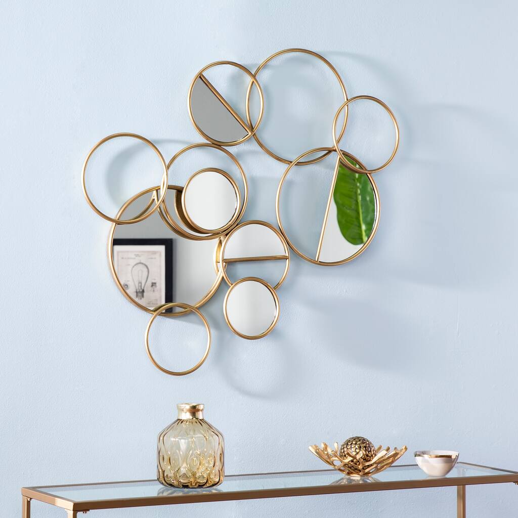 Carson Carrington Laggbyn Geometric Mirror Wall Sculpture
