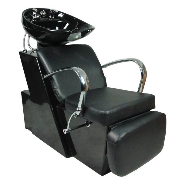 Shop Barberpub Backwash Ceramic Shampoo Bowl Sink Chair Station