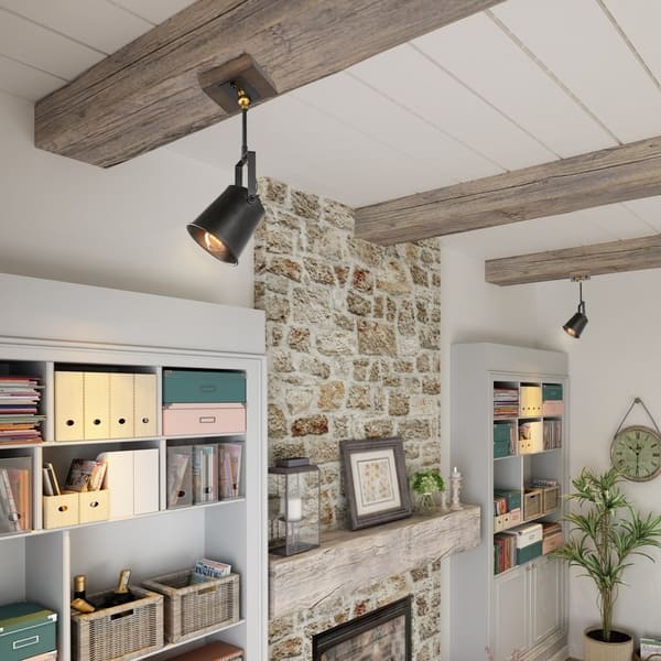 Shop The Gray Barn Hickory Place Wood Ceiling Track Lighting