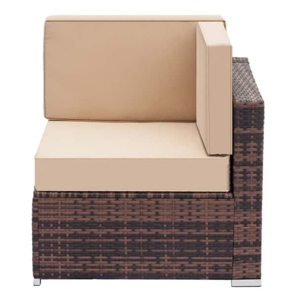 Combination Patio Outdoor Furniture Low Back Rattan Sectional Patio Outdoor Furniture Low Back Rattan