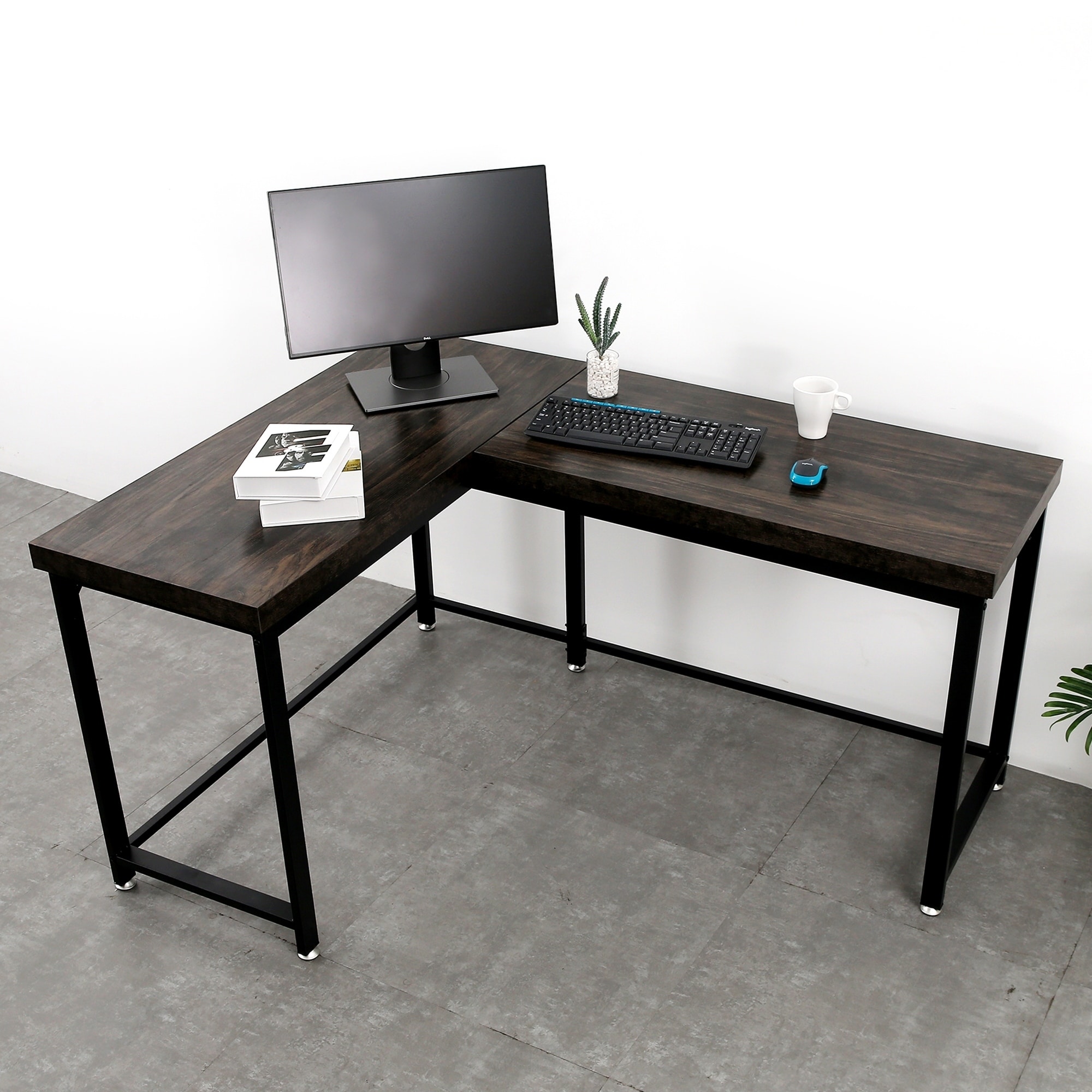 Shop Carbon Loft Aurorah Modern Gaming Desk Corner Desk L Shaped
