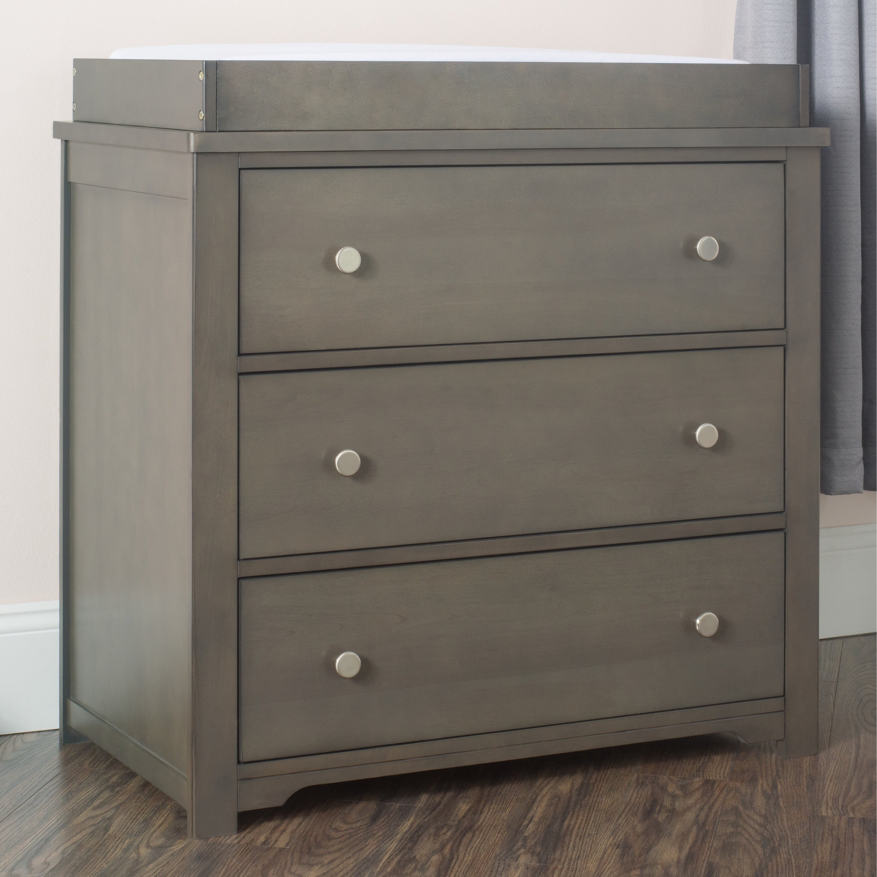 dapper grey dresser Redmond 3 Drawer Dresser, Dapper Gray at Child Craft