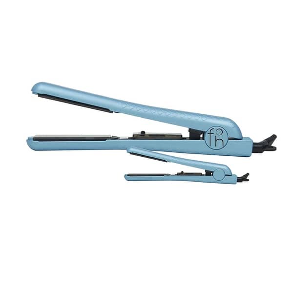 Shop Fahrenheit Heat Wave Collection 1 25 Inch Safari Print Professional Giraffe Flat Iron Titanium Overstock 9720524