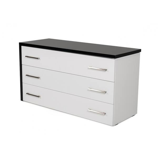 Shop Modrest Moon Contemporary Black White Dresser Free