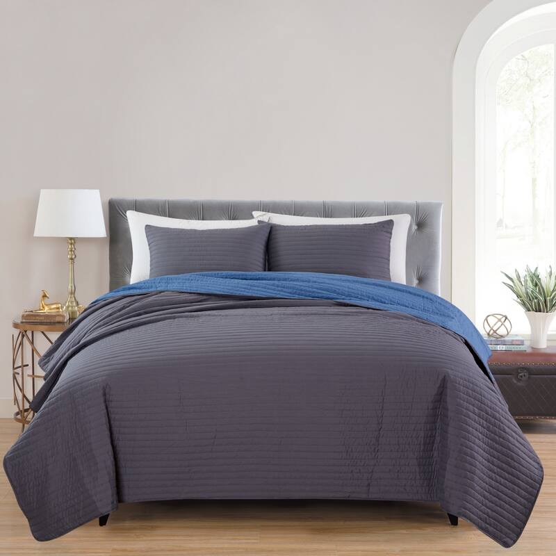 Ron Cherskin Channel reversible Quilt Set