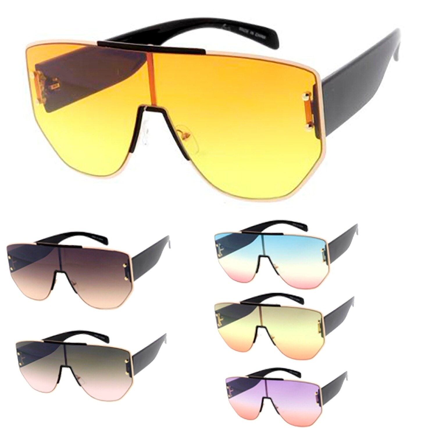 large frame aviator sunglasses