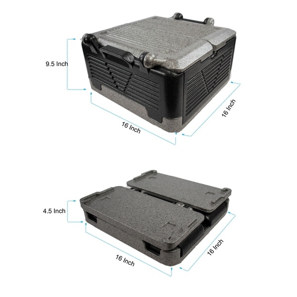 collapsible iceless cooler