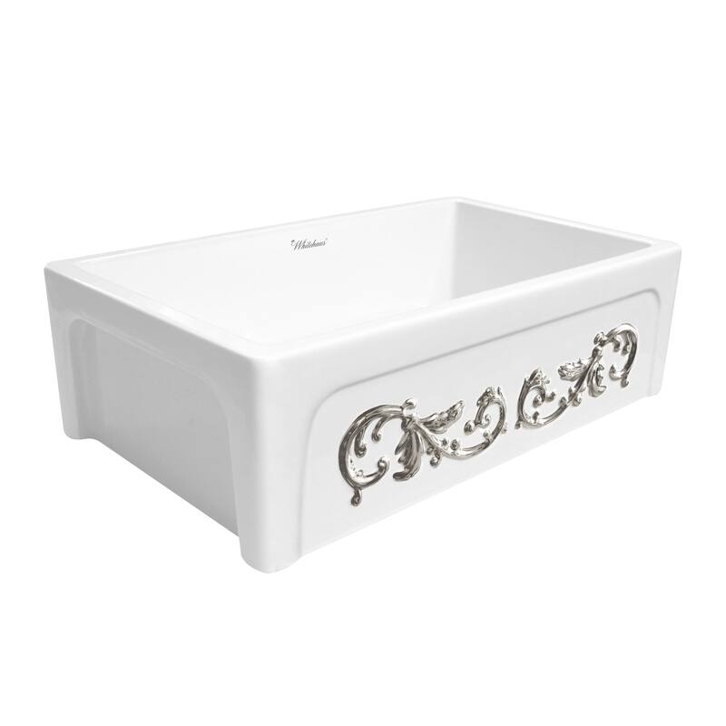 St. Ives Ornamental 33" Fireclay Kitchen Sink