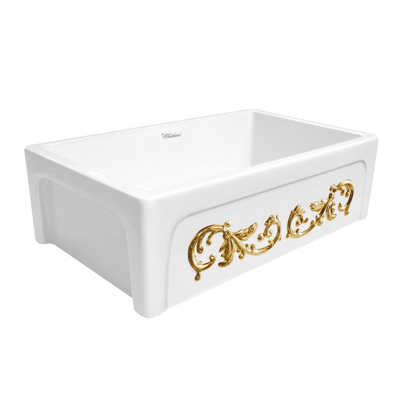 St. Ives Ornamental 33" Fireclay Kitchen Sink