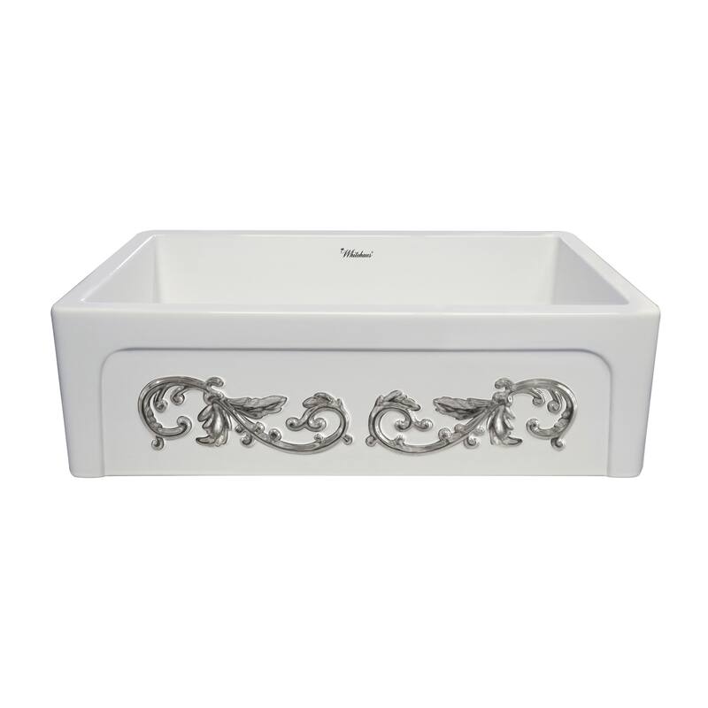 St. Ives Ornamental 33" Fireclay Kitchen Sink