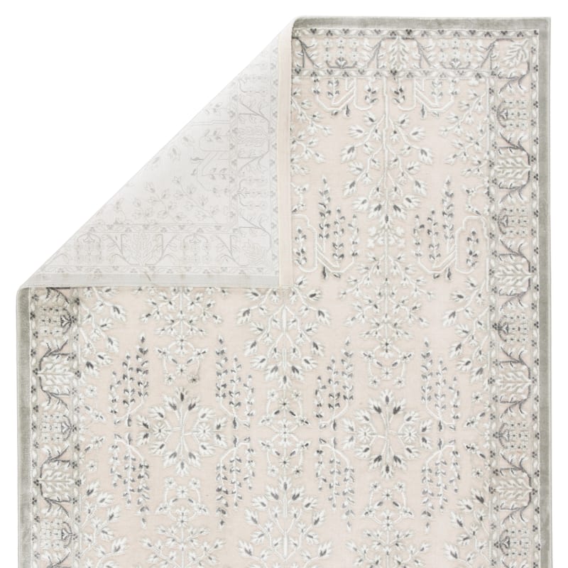 Preece Oriental Gray/ Cream Area Rug