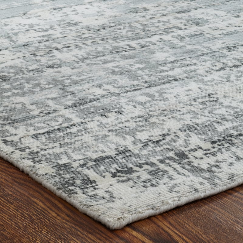 Copper Grove Soldanesti Grey and Sky Blue Area Rug