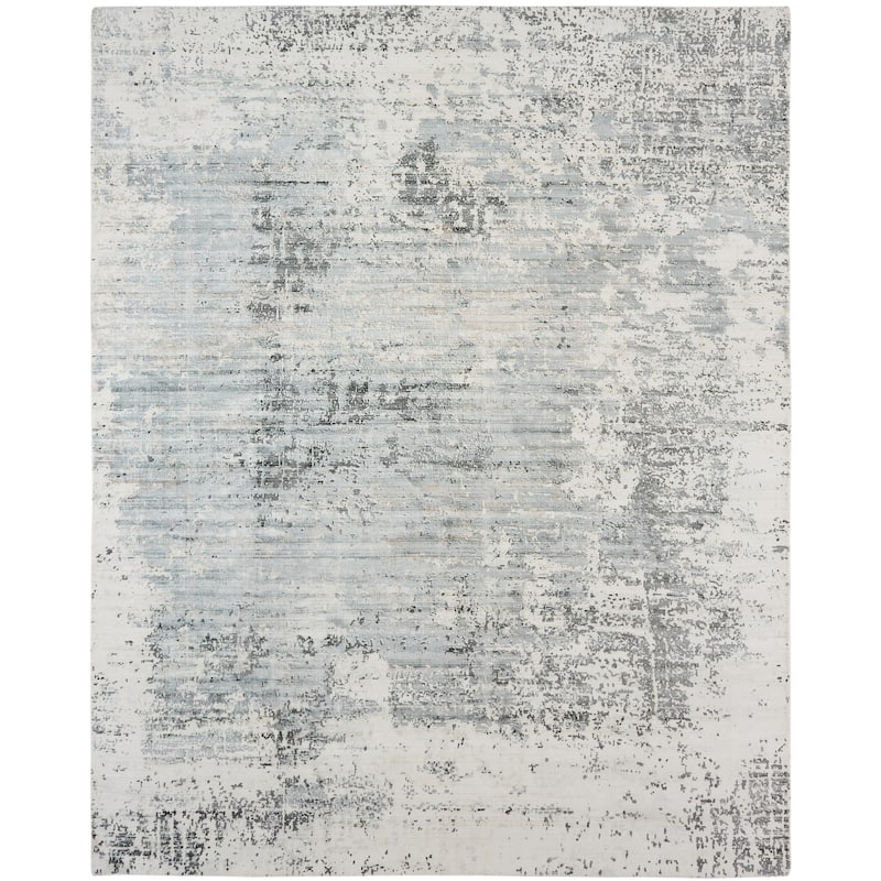 Copper Grove Soldanesti Grey and Sky Blue Area Rug