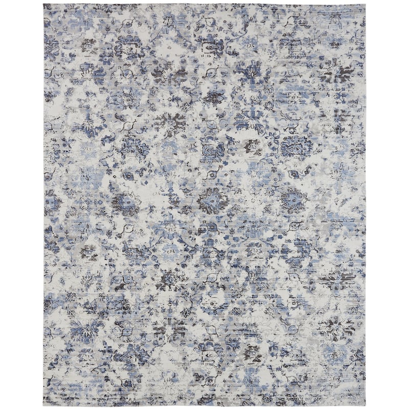 Copper Grove Slobozia Multitonal Blue/Grey Area Rug