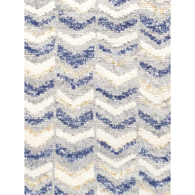 Pasargad Home Casablanca Moroccan Collection Hand-Knotted Wool Area Rug