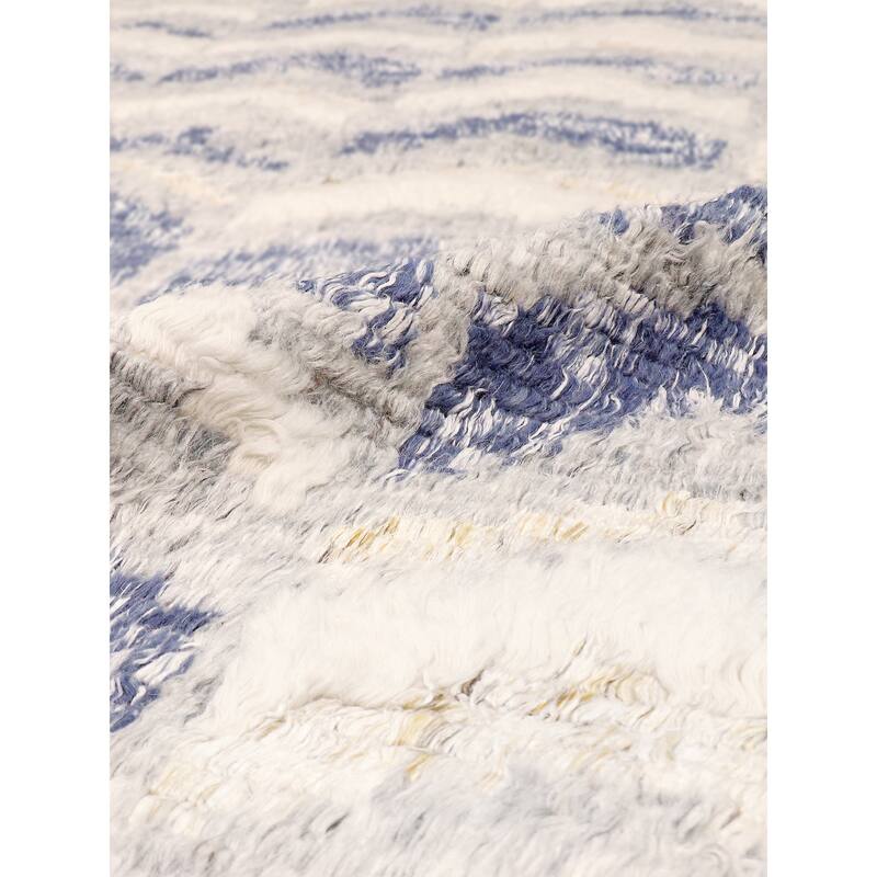 Pasargad Home Casablanca Moroccan Collection Hand-Knotted Wool Area Rug