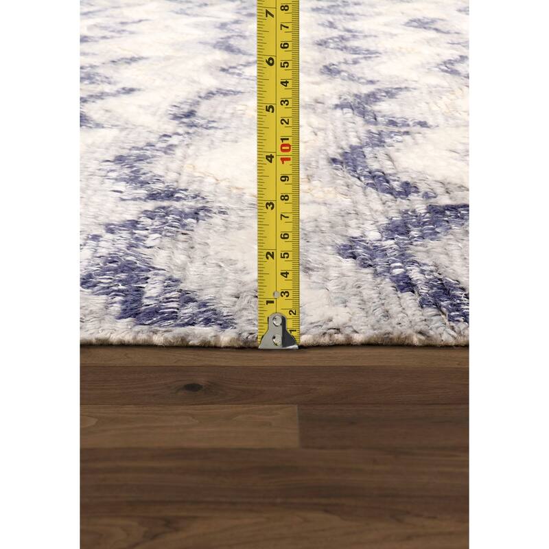 Pasargad Home Casablanca Moroccan Collection Hand-Knotted Wool Area Rug