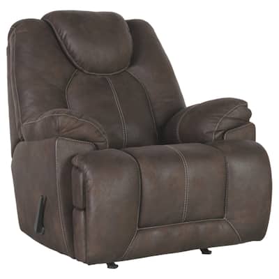 Warrior Fortress Contemporary Rocker Recliner Coffee