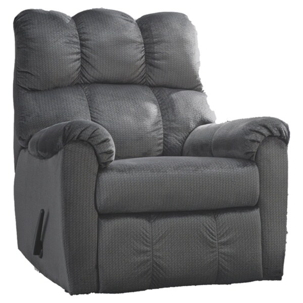Foxfield Contemporary Rocker Recliner Charcoal