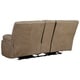 preview thumbnail 6 of 4, Signature Design by Ashley Ricmen Leather Power Dual Adjustable Reclining Loveseat - N/A