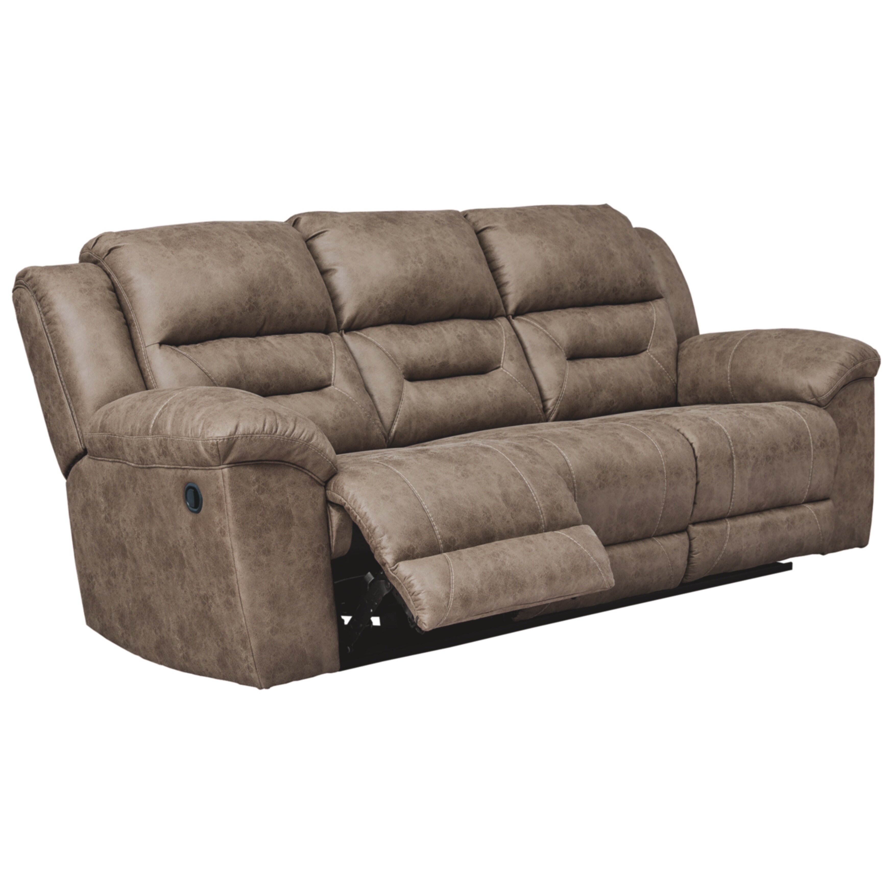 Shop Stoneland Contemporary Reclining Sofa Fossil Free Shipping
