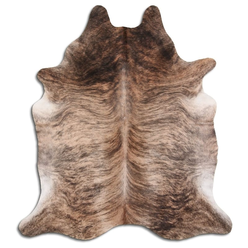 One of A kind Handmade Real Cowhide Rug From Brazil - Big