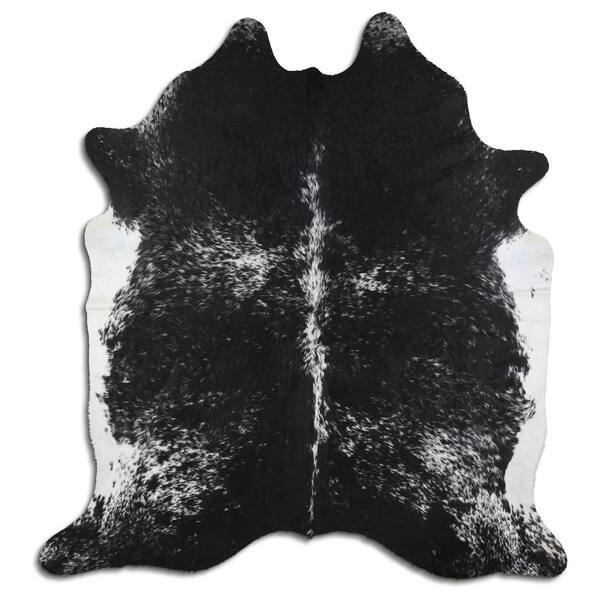 One of A kind Handmade Real Cowhide Rug From Brazil Big Bed Bath