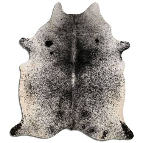 One of A kind Handmade Real Cowhide Rug From Brazil - Big