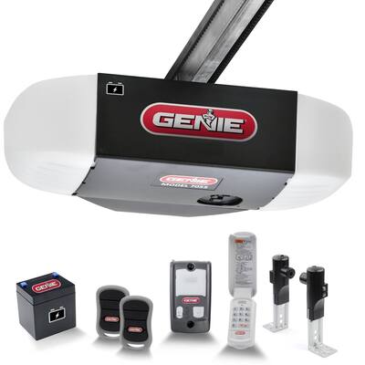 Genie UltraQuiet StealthDrive 750 1-1/4 HPc Belt Drive Garage Door Opener W/Battery Back-Up, Wireless Keypad, Vaca Lock