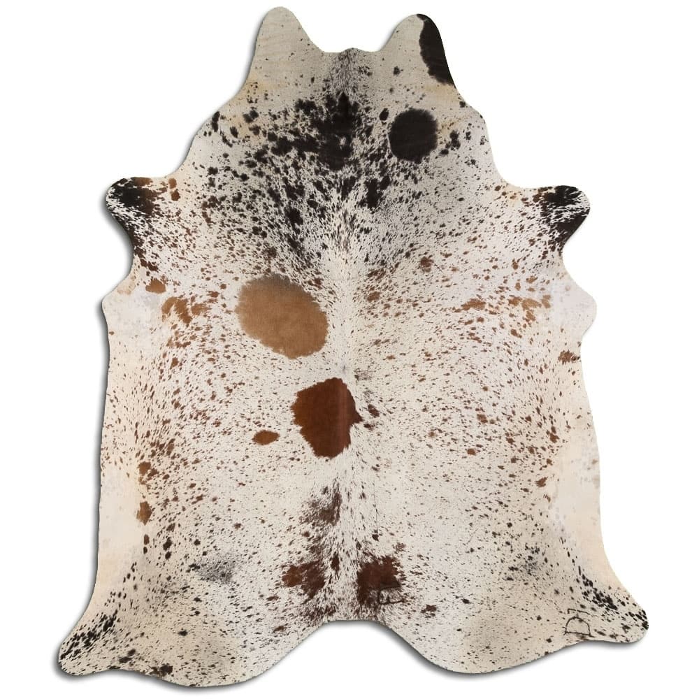 One of A kind Handmade Real Cowhide Rug From Brazil - Big