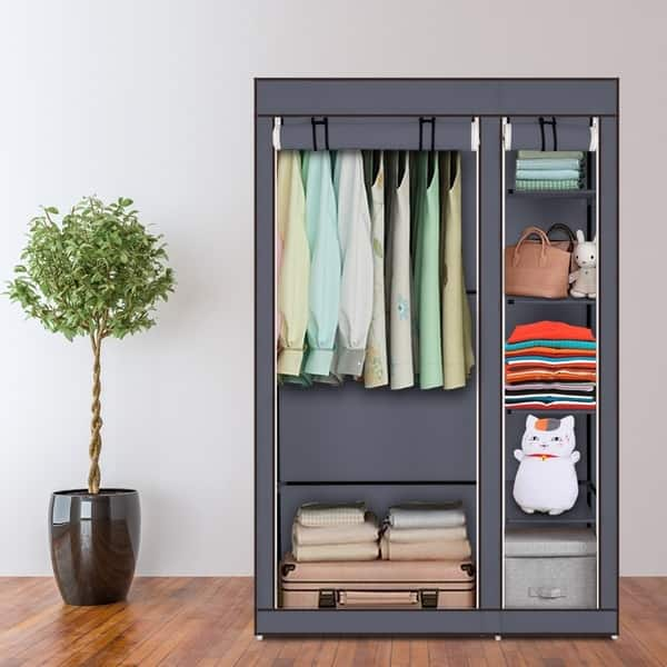 Shop 43 Portable Clothes Closet Wardrobe With Non Woven Fabric