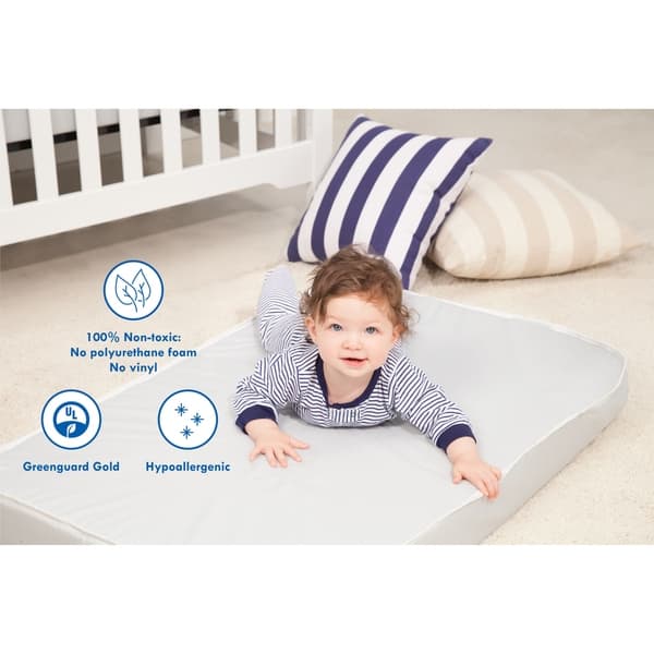 Davinci Deluxe Coil Firm Support Mini Crib Mattress Overstock 28949735