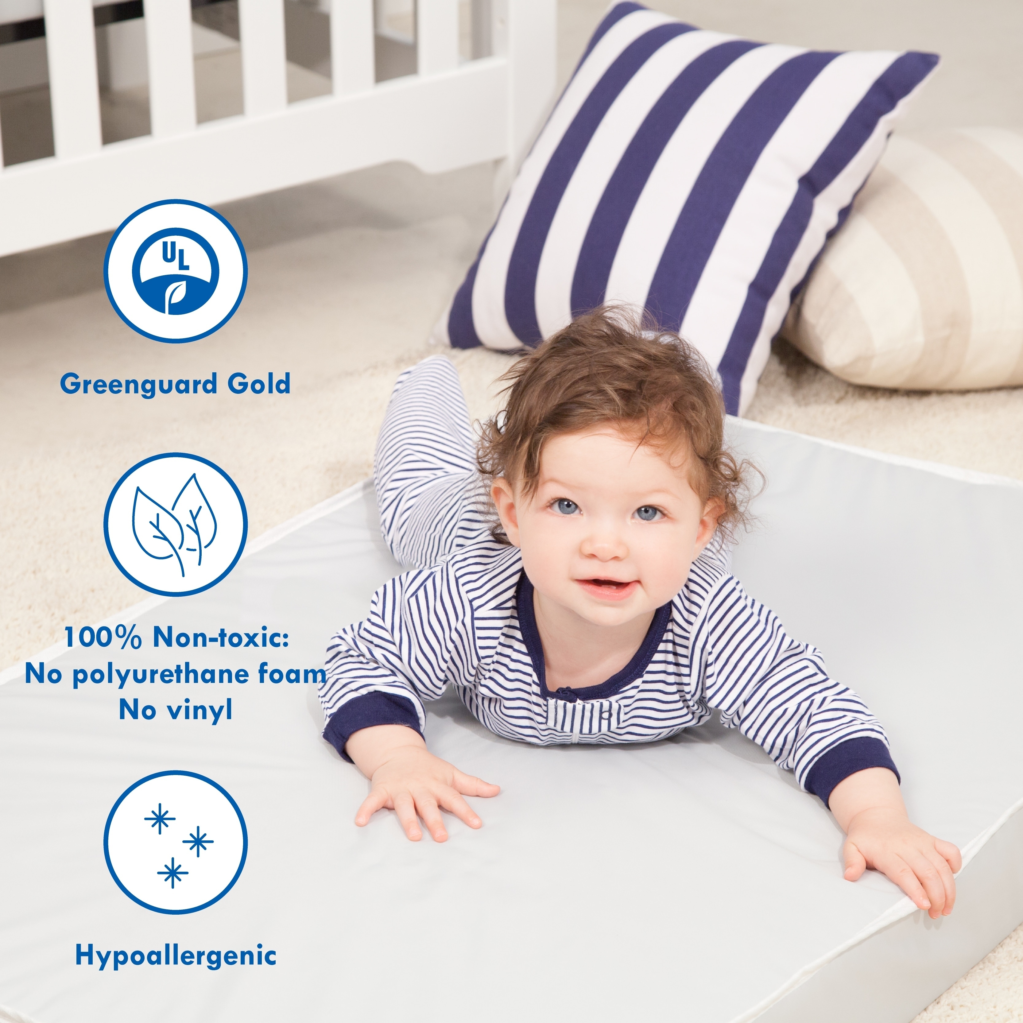 Shop Davinci Complete Slumber Waterproof Mini Crib Mattress