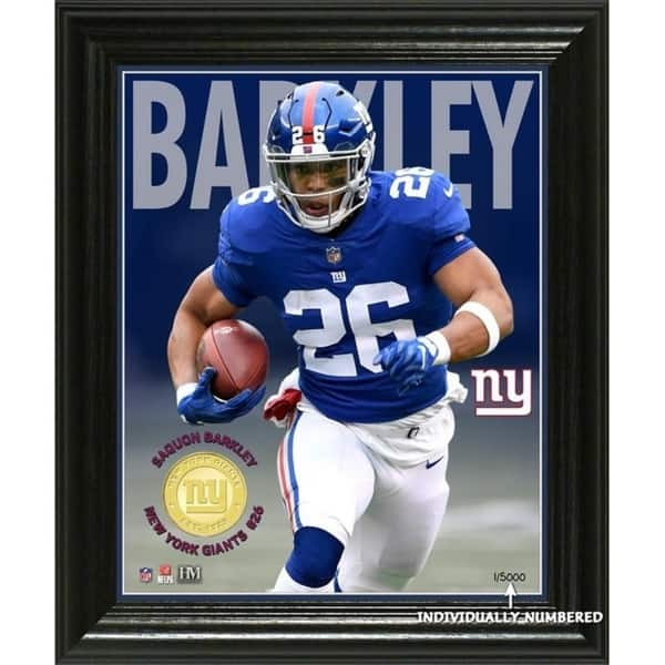 Saquon Barkley Elite Series Bronze Coin Photo Mint - - 28953072