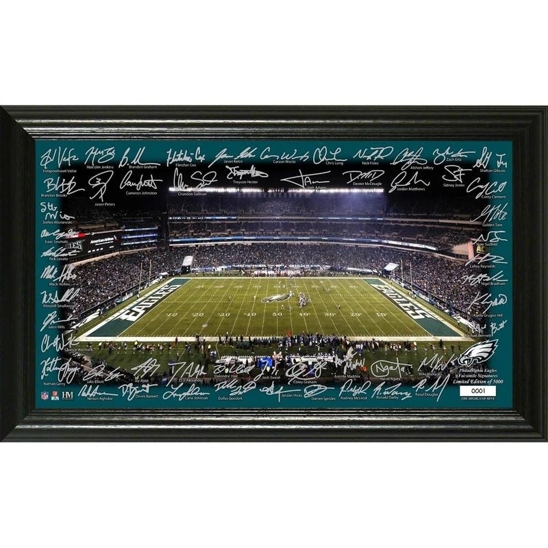 Officially Licensed Philadelphia Eagles 2022 Signature Gridiron