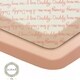 preview thumbnail 9 of 95, RENAURAA Baby Fitted Crib Sheets Set, 2 Pack Crib Mattress Topper - Full N Pink/Pink Script