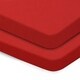 preview thumbnail 11 of 95, RENAURAA Baby Fitted Crib Sheets Set, 2 Pack Crib Mattress Topper - Full Dark Red