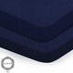 preview thumbnail 17 of 95, RENAURAA Baby Fitted Crib Sheets Set, 2 Pack Crib Mattress Topper - Full Percale Navy