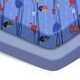 preview thumbnail 7 of 95, RENAURAA Baby Fitted Crib Sheets Set, 2 Pack Crib Mattress Topper - Full N Blue/Sea Wave