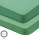 preview thumbnail 15 of 95, RENAURAA Baby Fitted Crib Sheets Set, 2 Pack Crib Mattress Topper - Full Percale Aqua