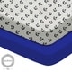 preview thumbnail 93 of 95, RENAURAA Baby Fitted Crib Sheets Set, 2 Pack Crib Mattress Topper - Full Anchor/Navy