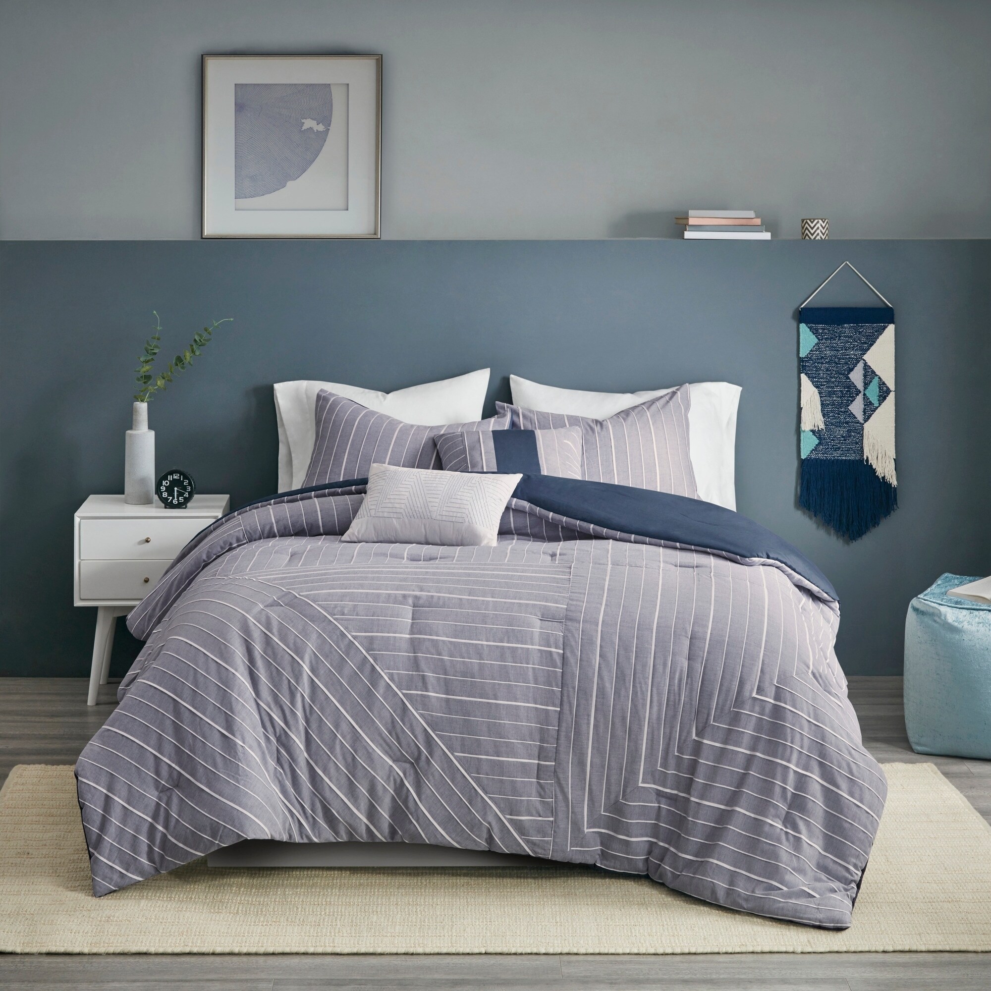 Strick Bolton Brandell Chambray Cotton Blend 5 Piece Bolton Brandell Chambray Cotton Blend